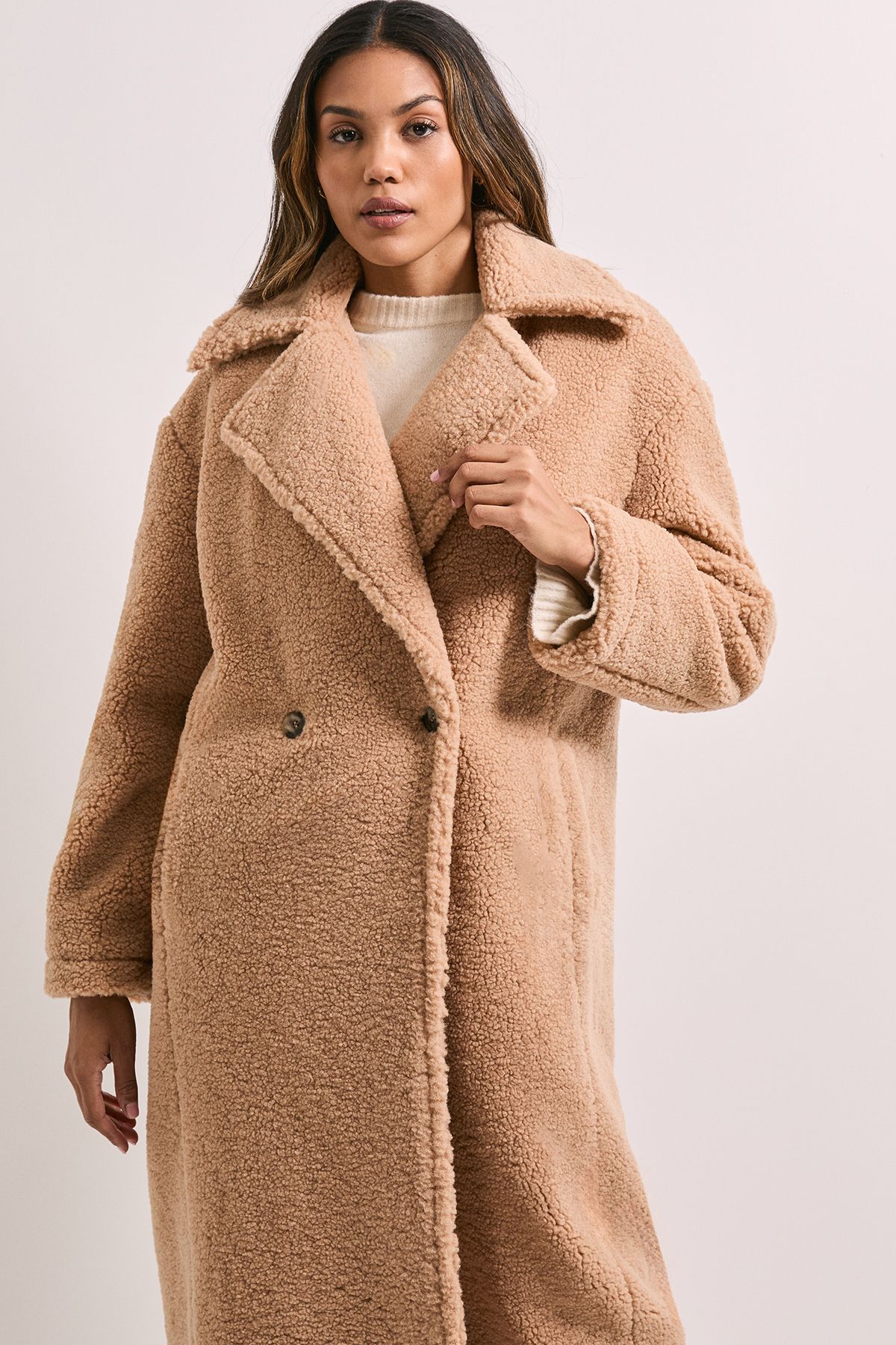 Dorothy Perkins Cosy Teddy Oversized Coat