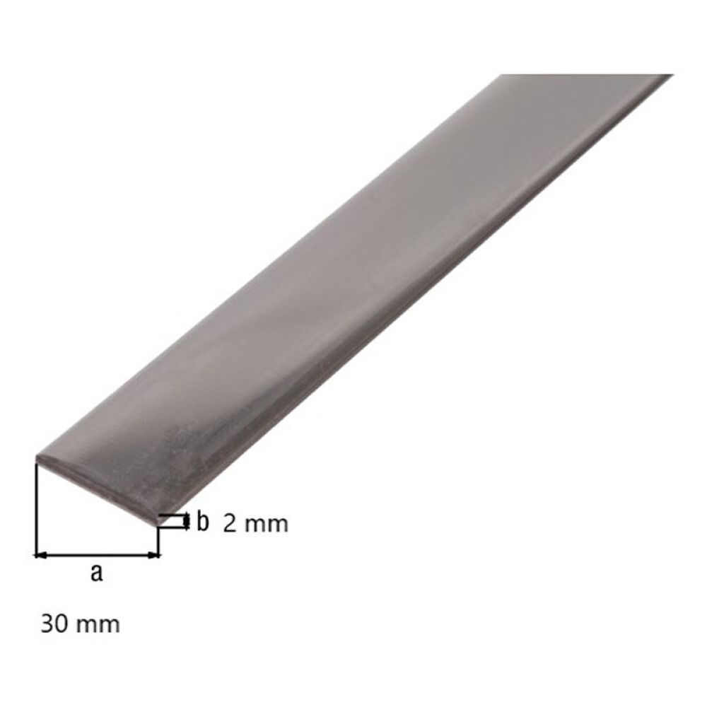 FLATPROFIL GAH ALBERTS RUSTFRITT STÅL 30X2MM 1M