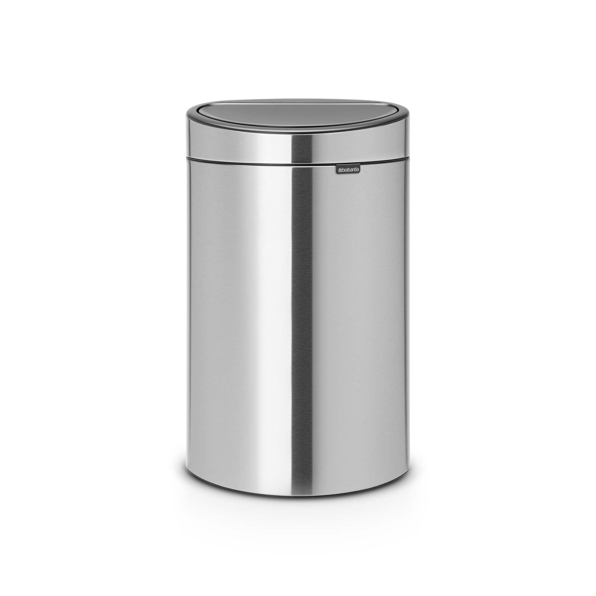 Brabantia Touch Bin New afvalemmer, 40 liter, kunststof binnenemmer - Matt Steel