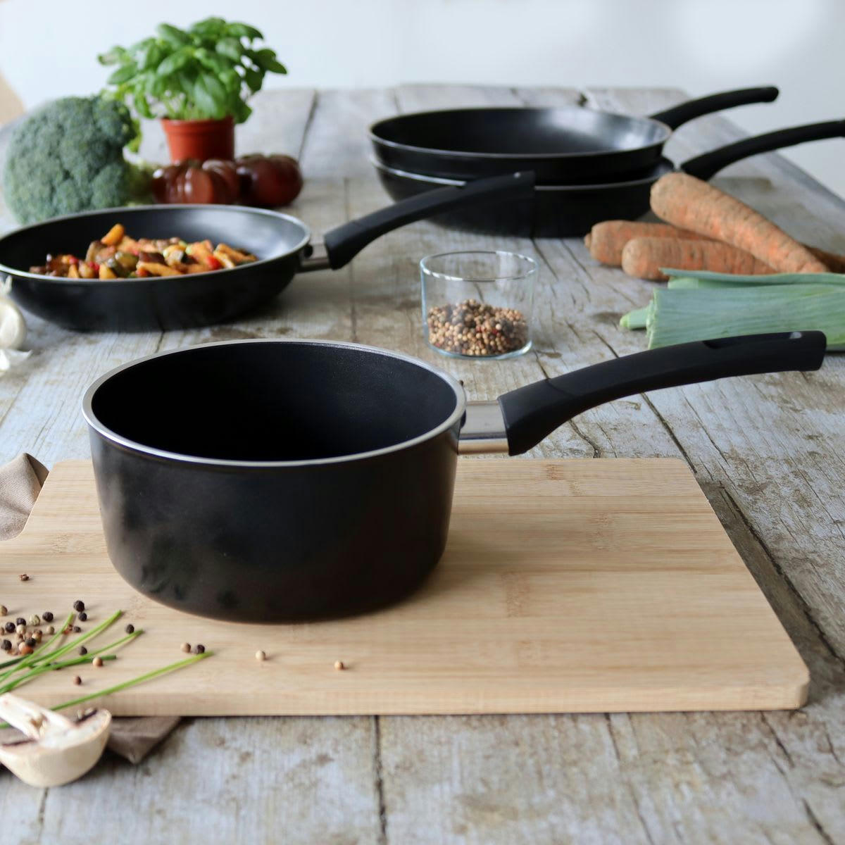 MARCEL - Casserole en aluminium Ø16cm - compatible induction