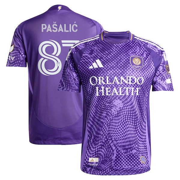 Marco Pašalić Orlando City SC adidas 2025 Perfect Storm Authentic Player Jersey - Purple