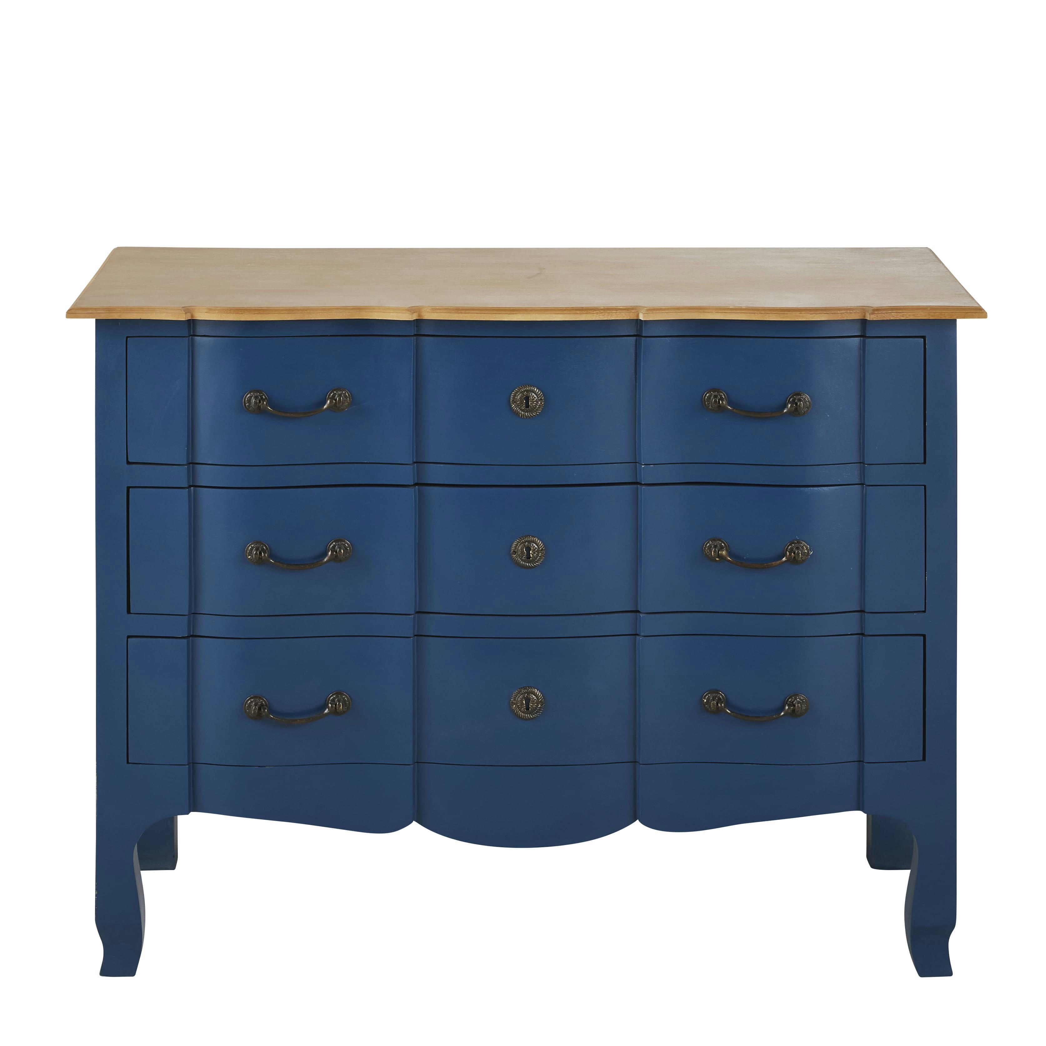 Versailles - Commode 3 tiroirs bicolore