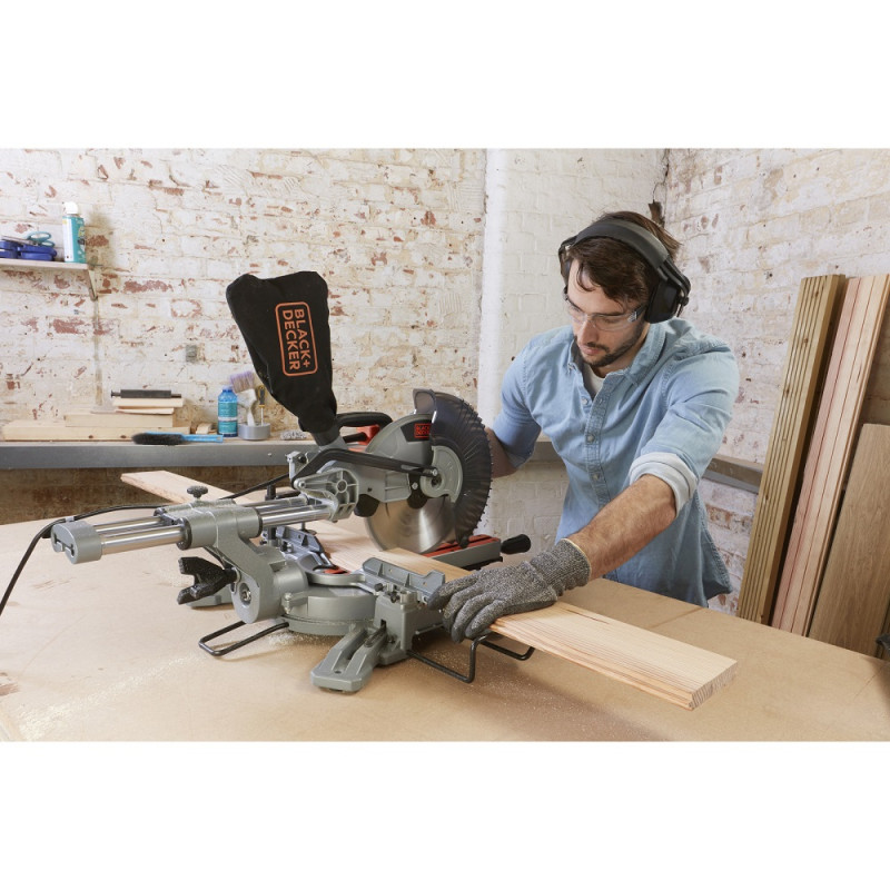 Scie à onglet radiale BES710-QS 2100 W BLACK DECKER