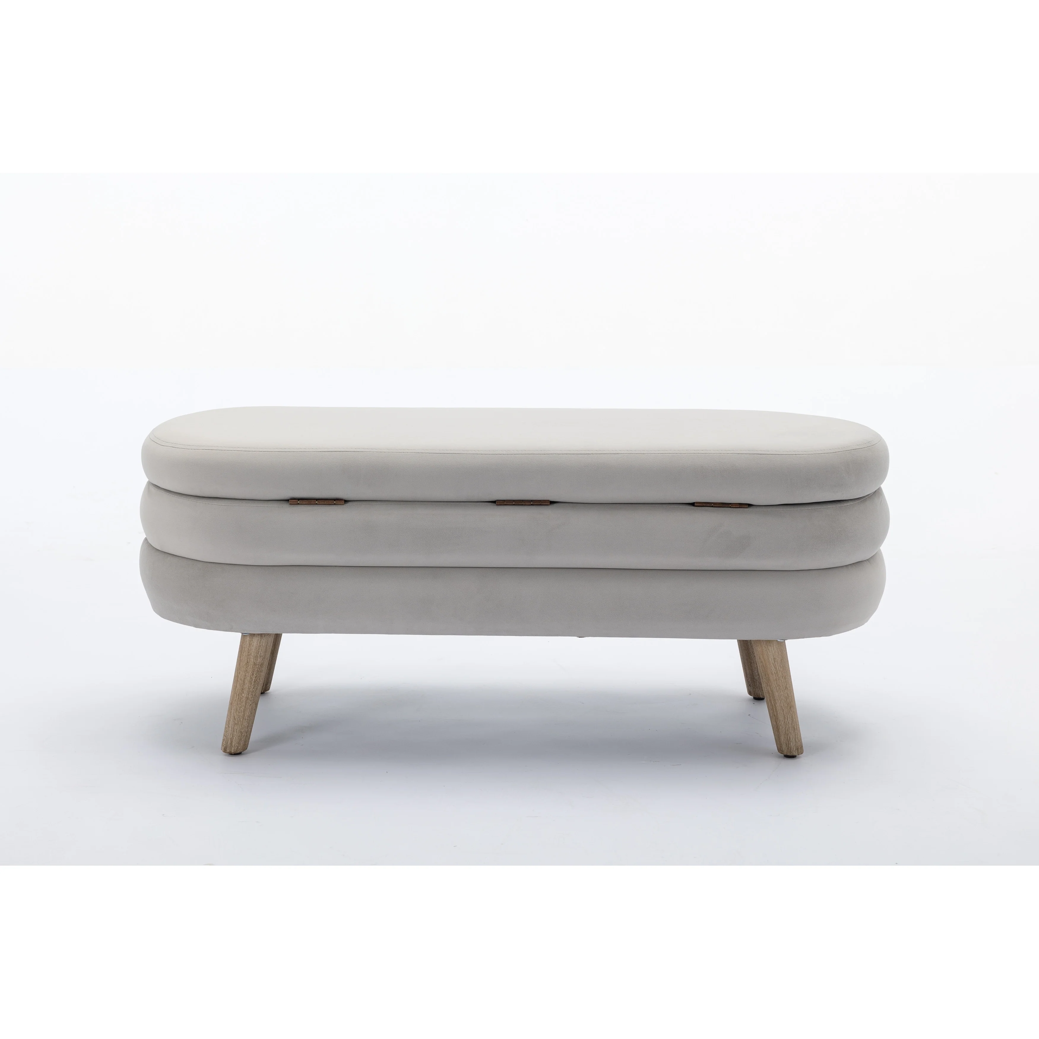 Bench With Wood Legs For Living Room Bedroom