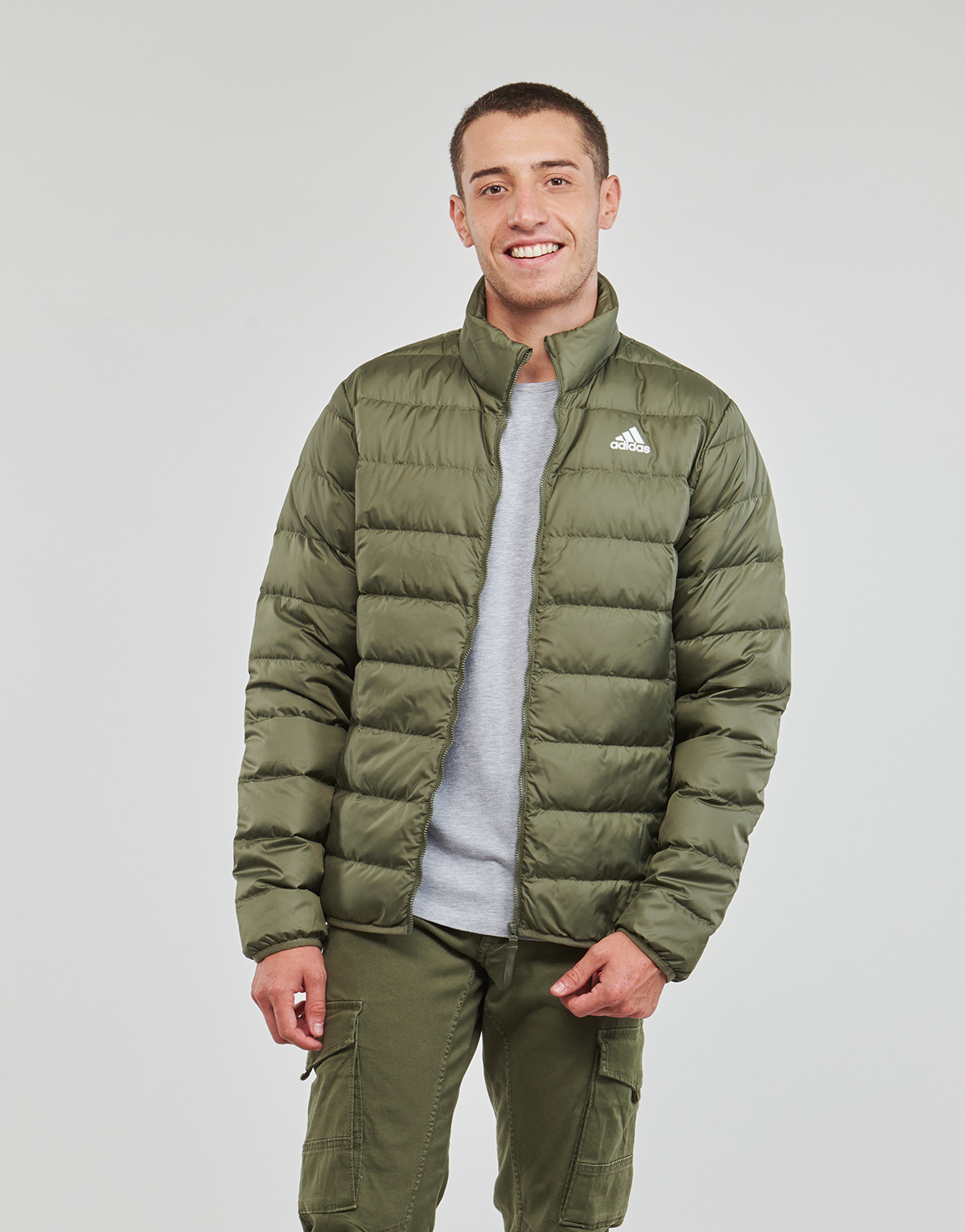 adidas - ESS LITE DOWN J - Kaki