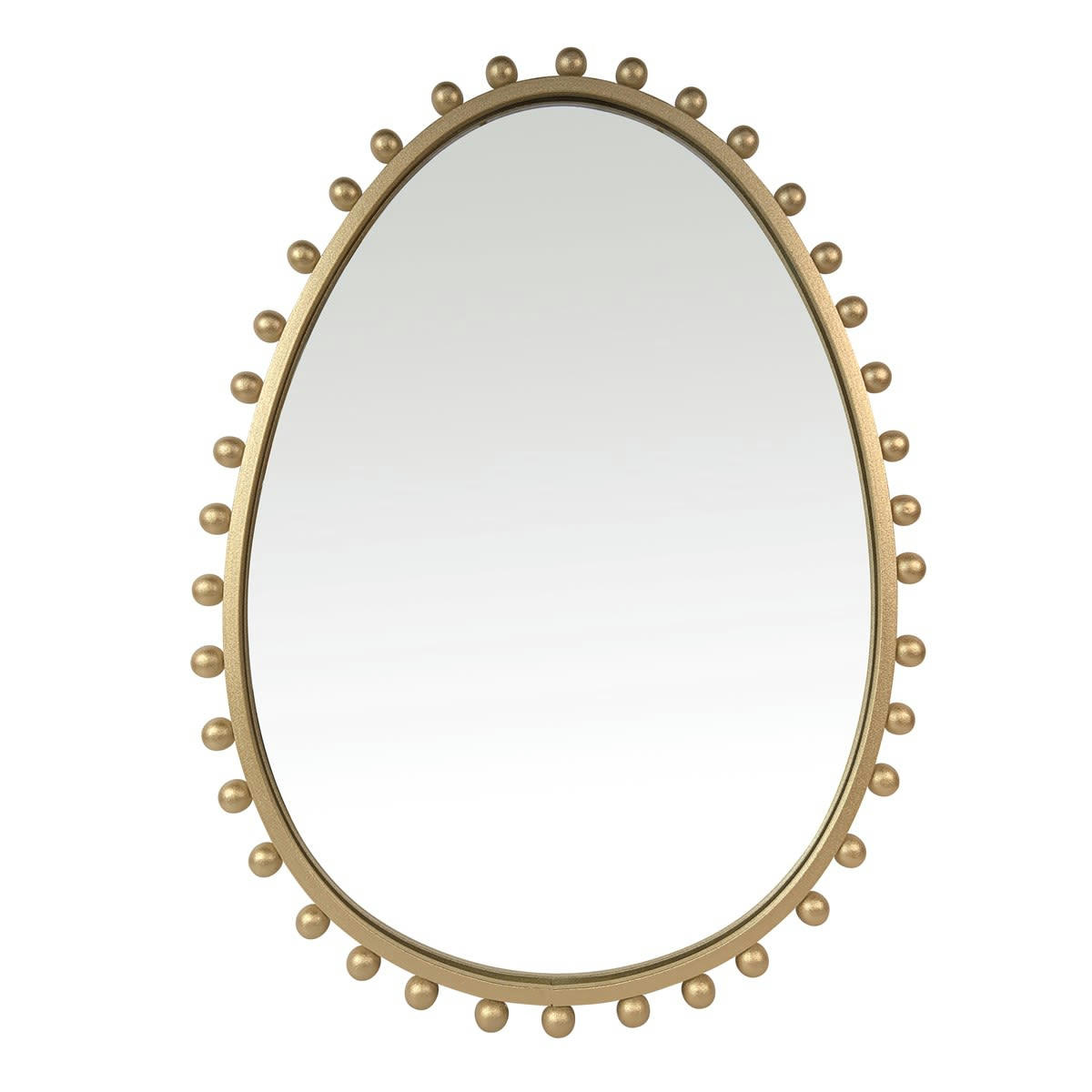 - Miroir métal doré 46x61cm