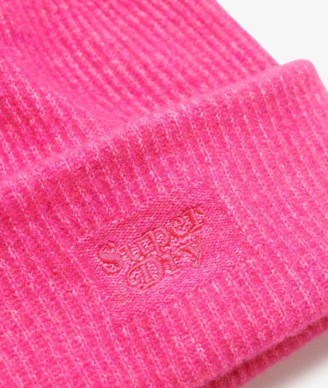 Soft Rib Knit Beanie Hat