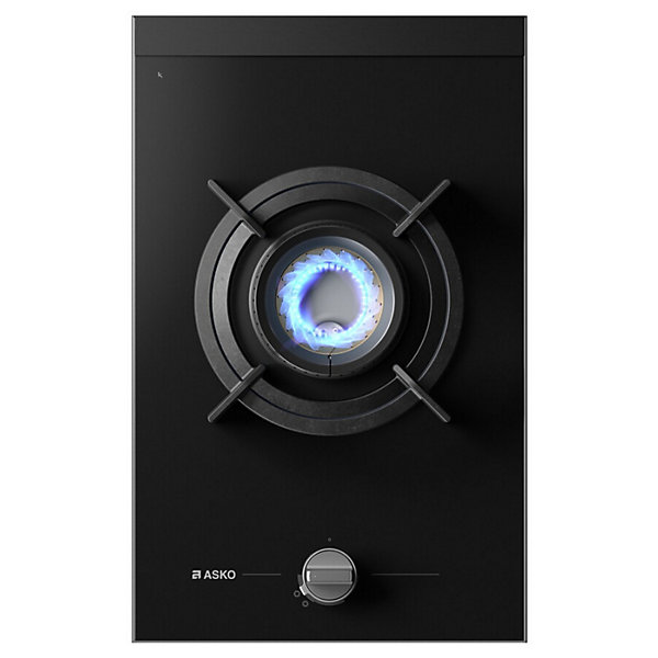 Asko - Plaque gaz HG8313BGB1 - Bruleurs puissants - Surface facile a nettoyer - Systeme securite