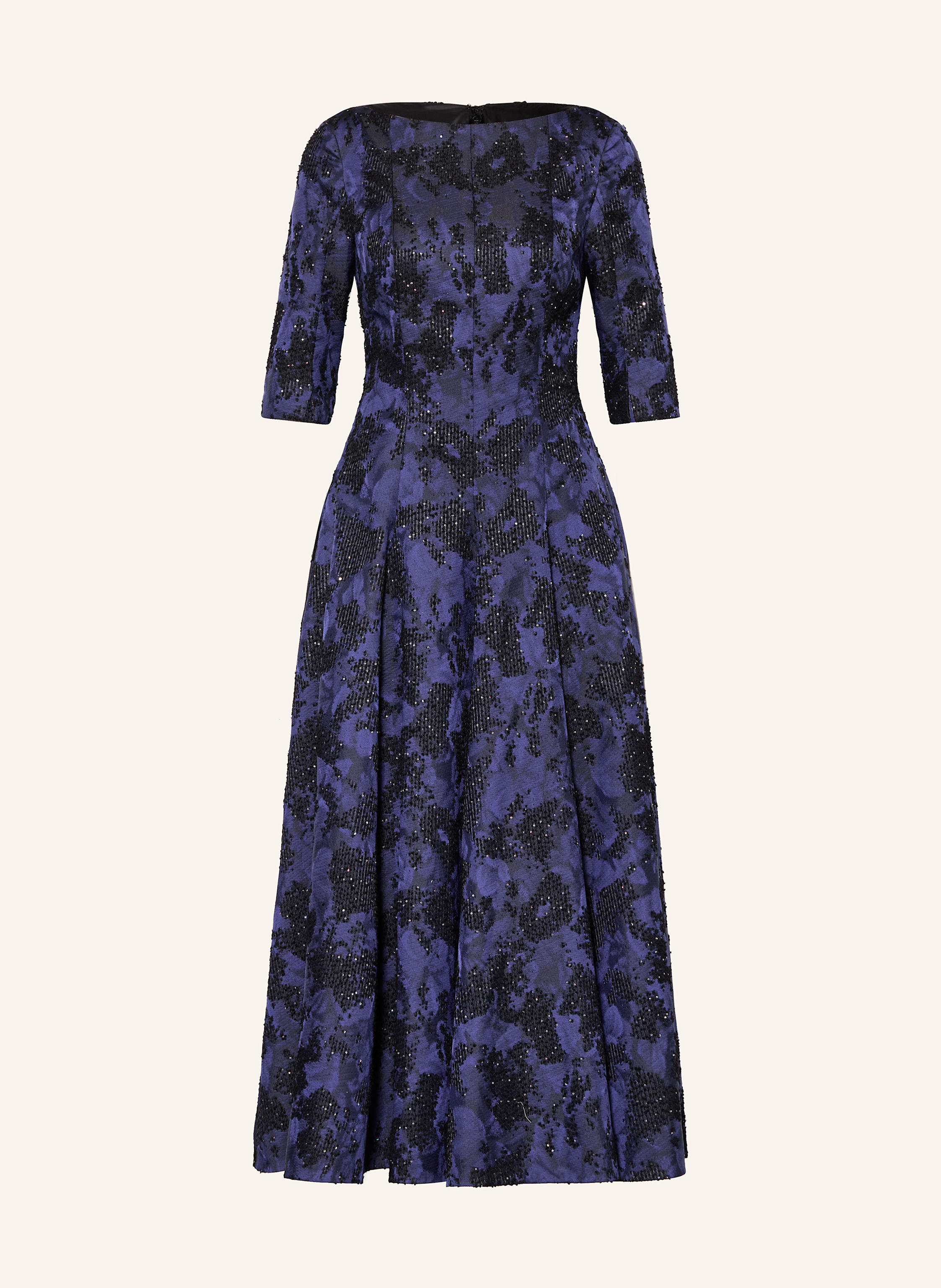 TALBOT RUNHOF Cocktailkleid mit 3/4-Arm und Pailletten