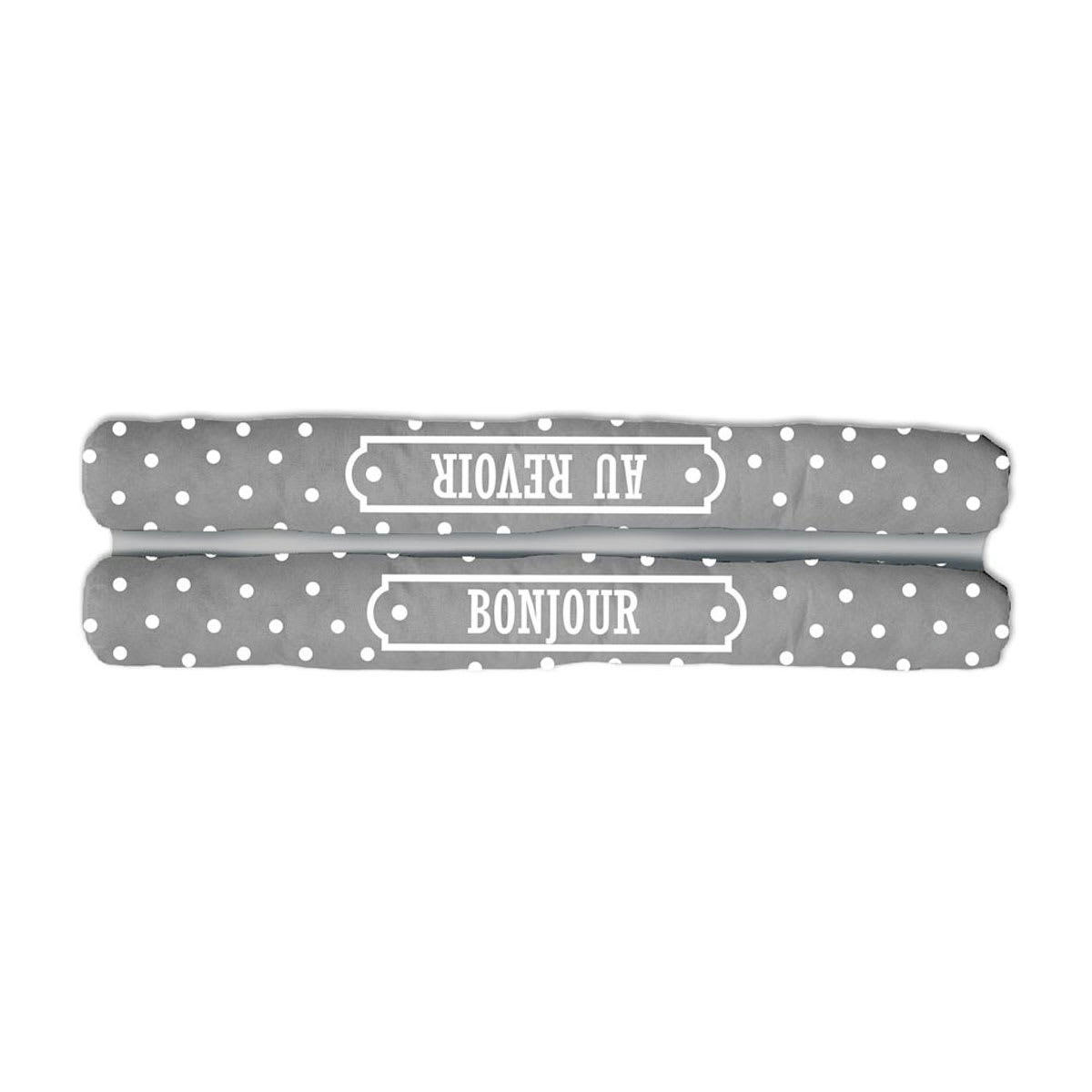 - Coussin de porte double bonjour et au revoir