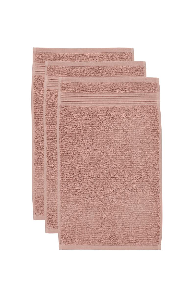 Beddinghouse Sheer Gastendoek - set van 3 - 30x50 cm - Steenrood
