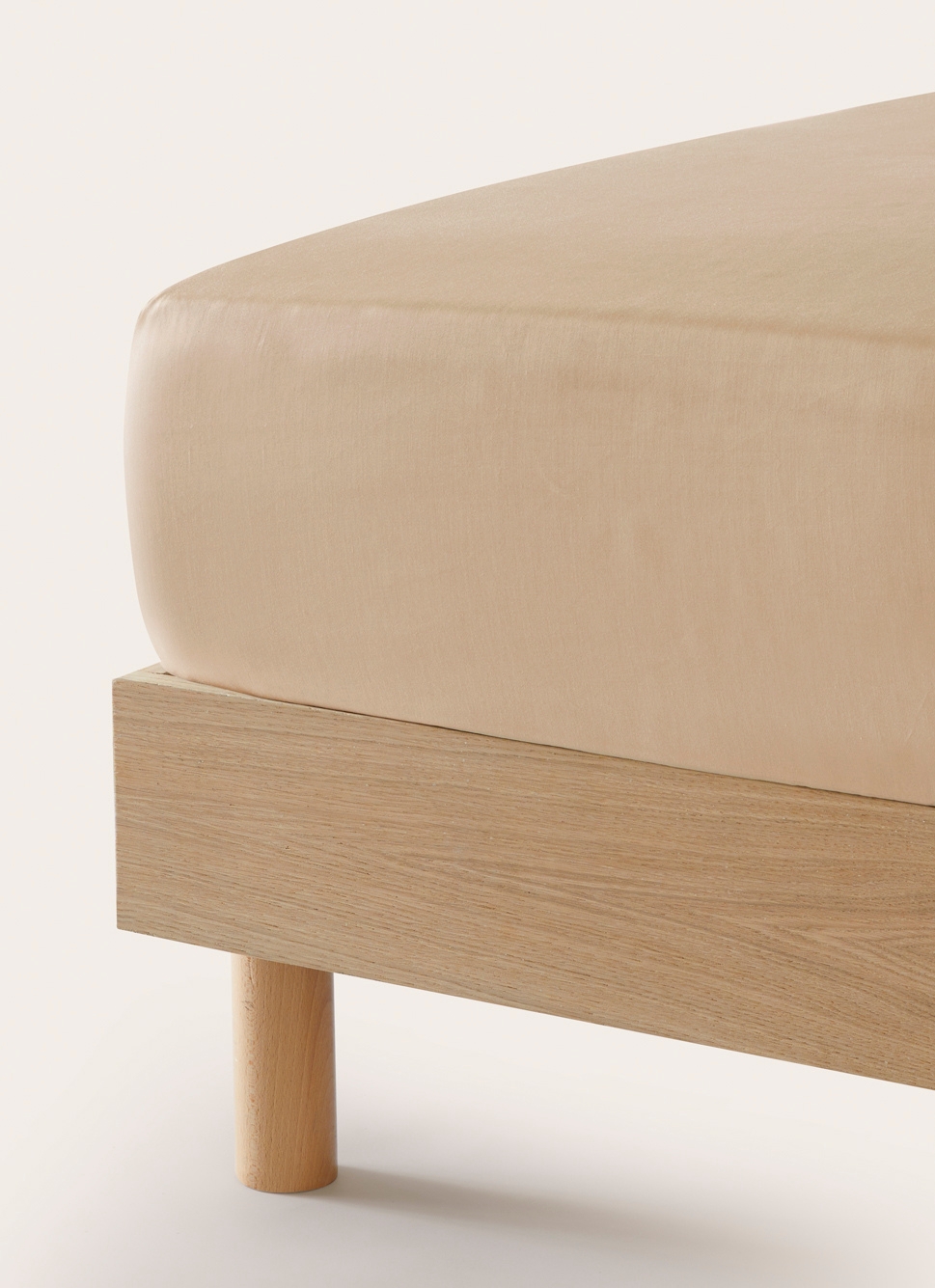 DRAP HOUSSE EN SATIN DE COTON UNI MORDORE