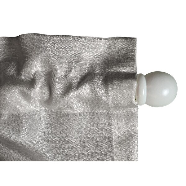 Clarendon Rod Pocket 54" Wide M-Shaped Window Valance