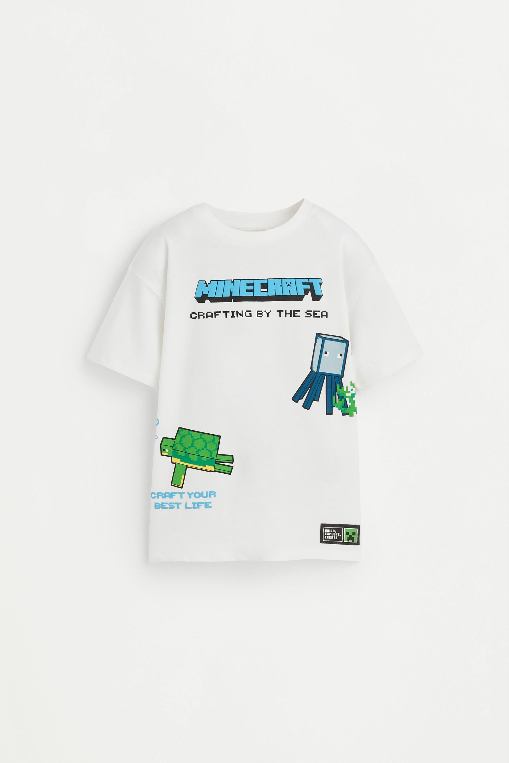 Camiseta Minecraft maxiprint trasero