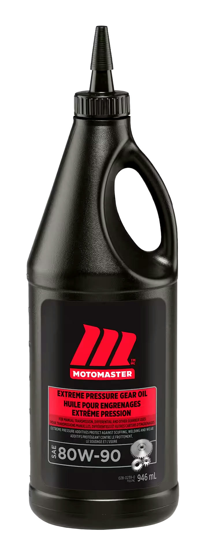 MotoMaster Extreme Pressure Gear Oil 80W90, 946-mL