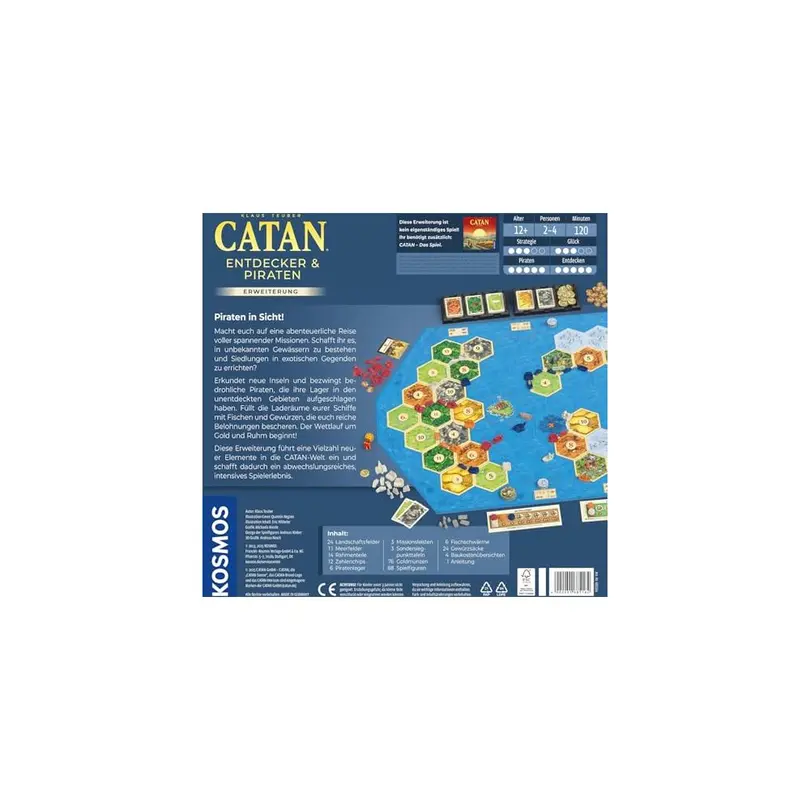 Brettspiel Set bestehend aus verschiedenen Artikeln CATAN
