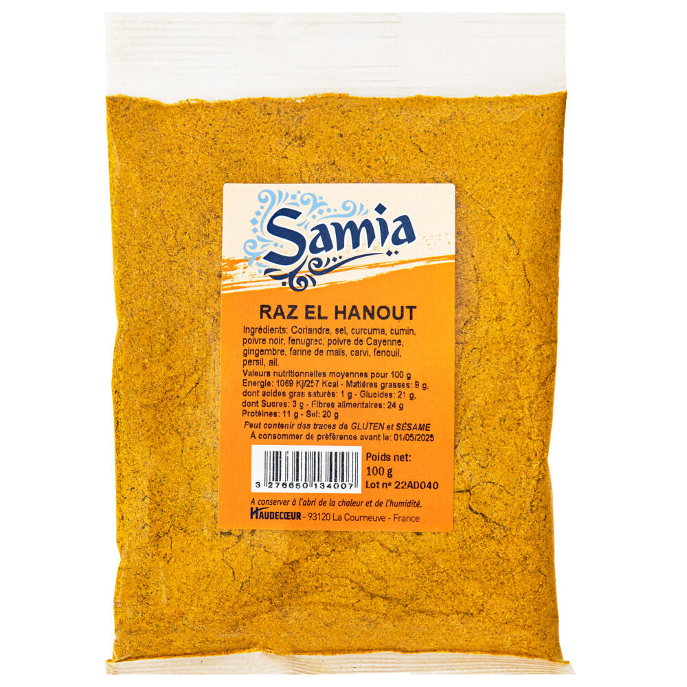 Raz el hanout Samia sachet 100gr