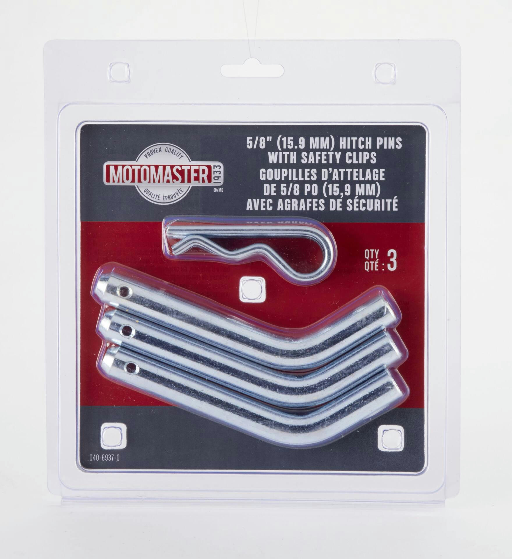MotoMaster Hitch Pin, 5/8-in, 3-pk