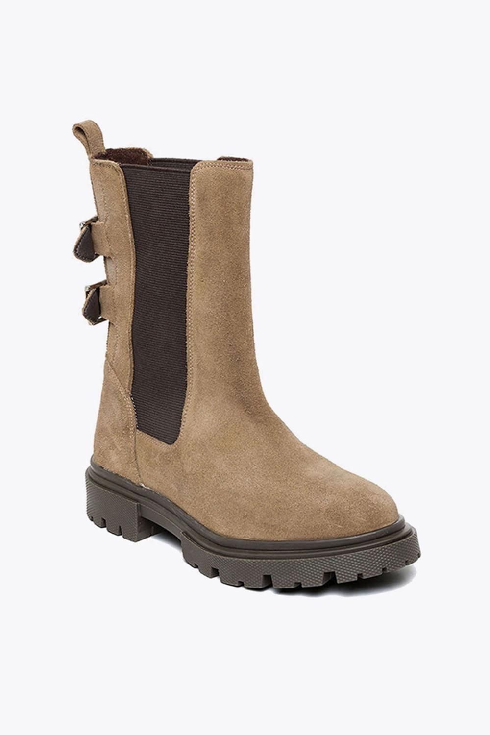 STEVE MADDEN Ramy Boot Brown' Suede Boots