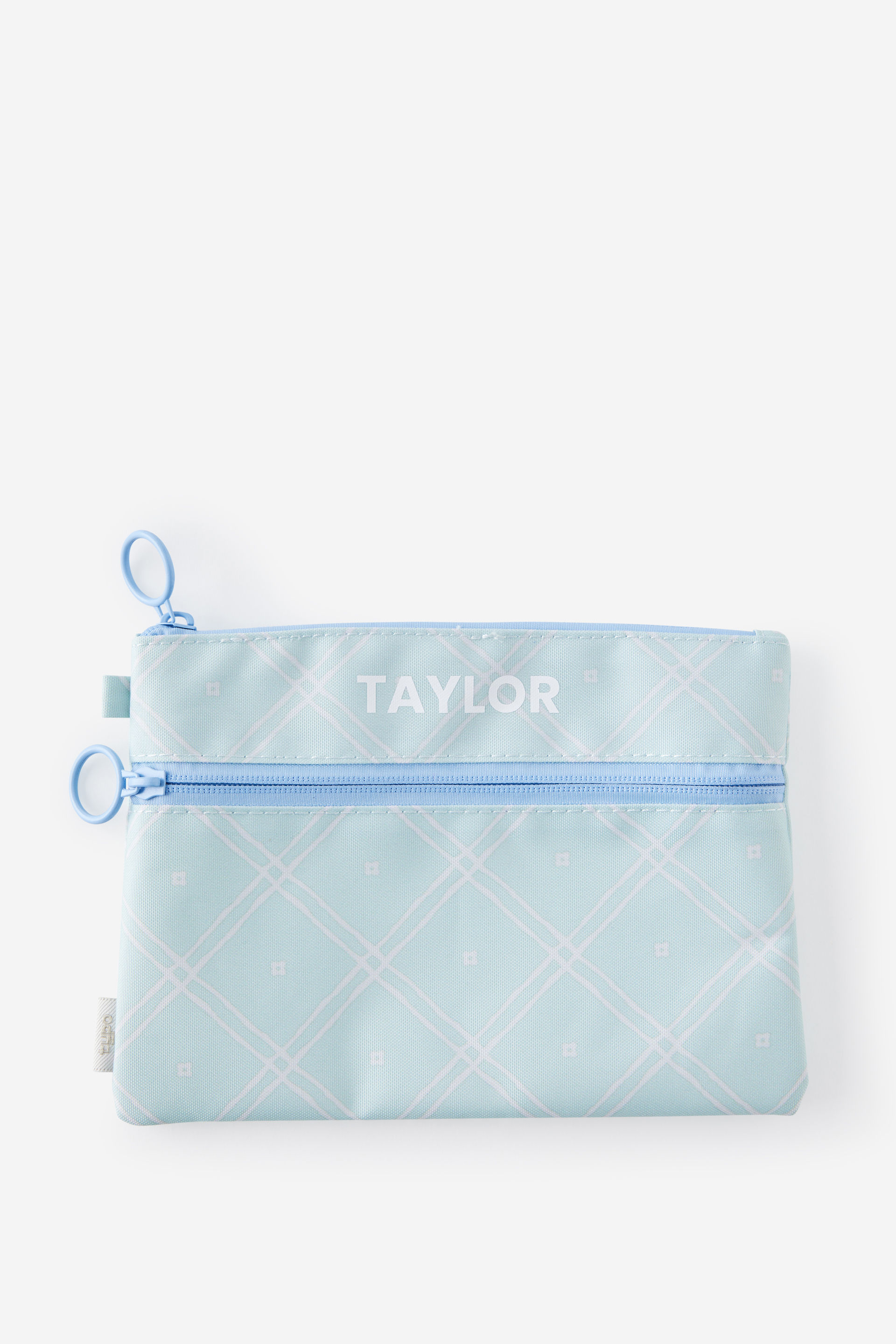Personalised Double Zip Pencil Case