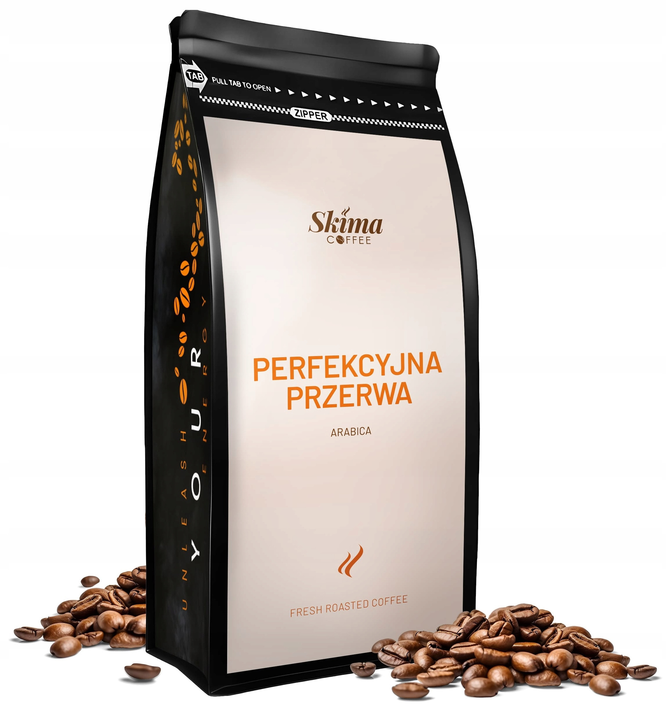 Kawa ziarnista 1kg Perfekcyjna Przerwa 100% Arabica do ekspresu