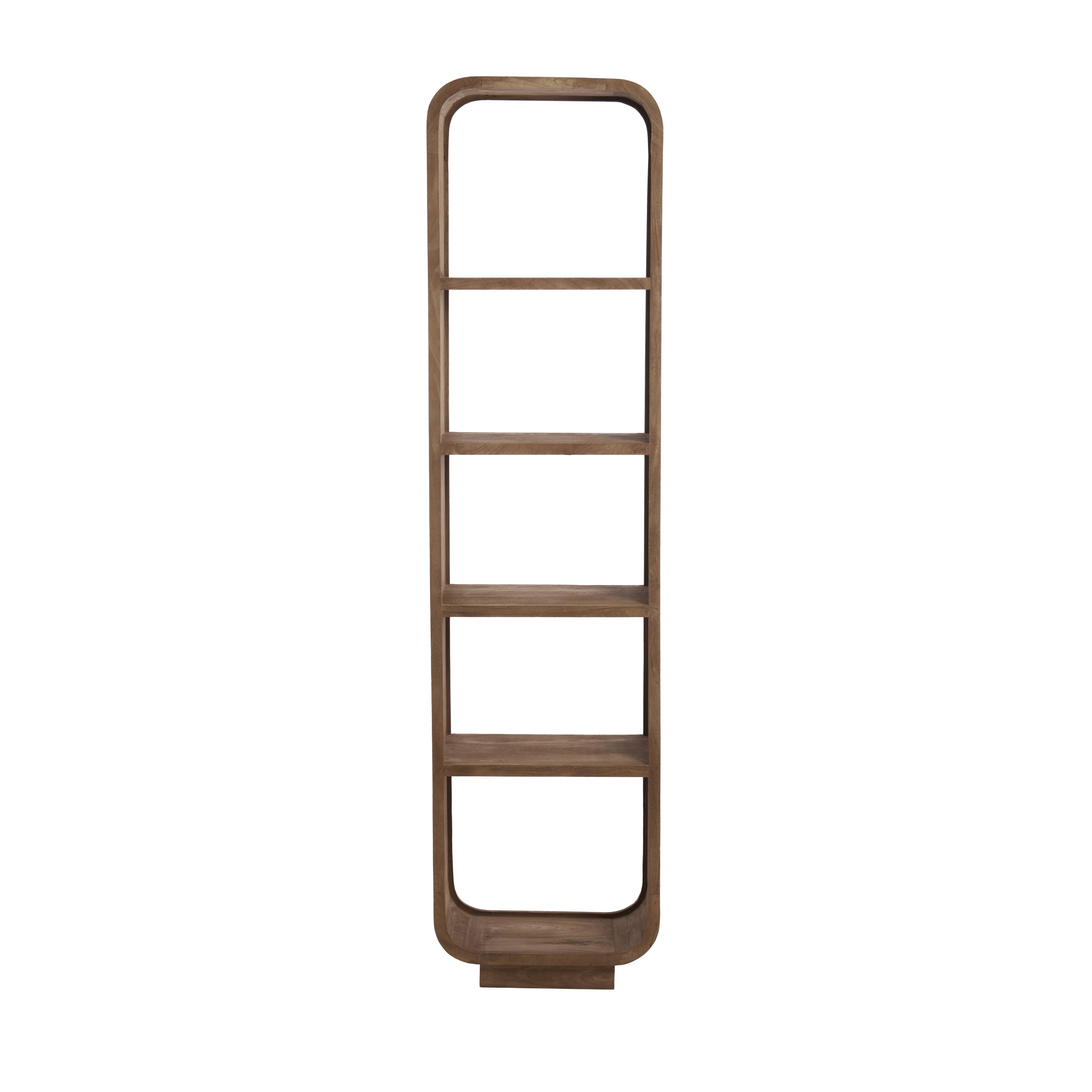 Light&living Kast open 50x35x200 cm DANE hout mat grijs-bruin