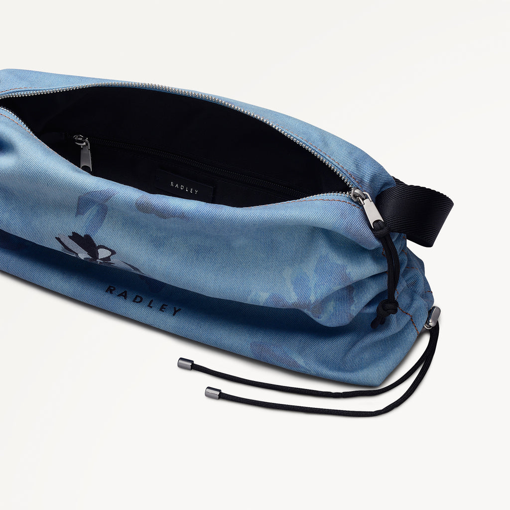 Eden Row - Denim - Medium Ziptop Cross Body