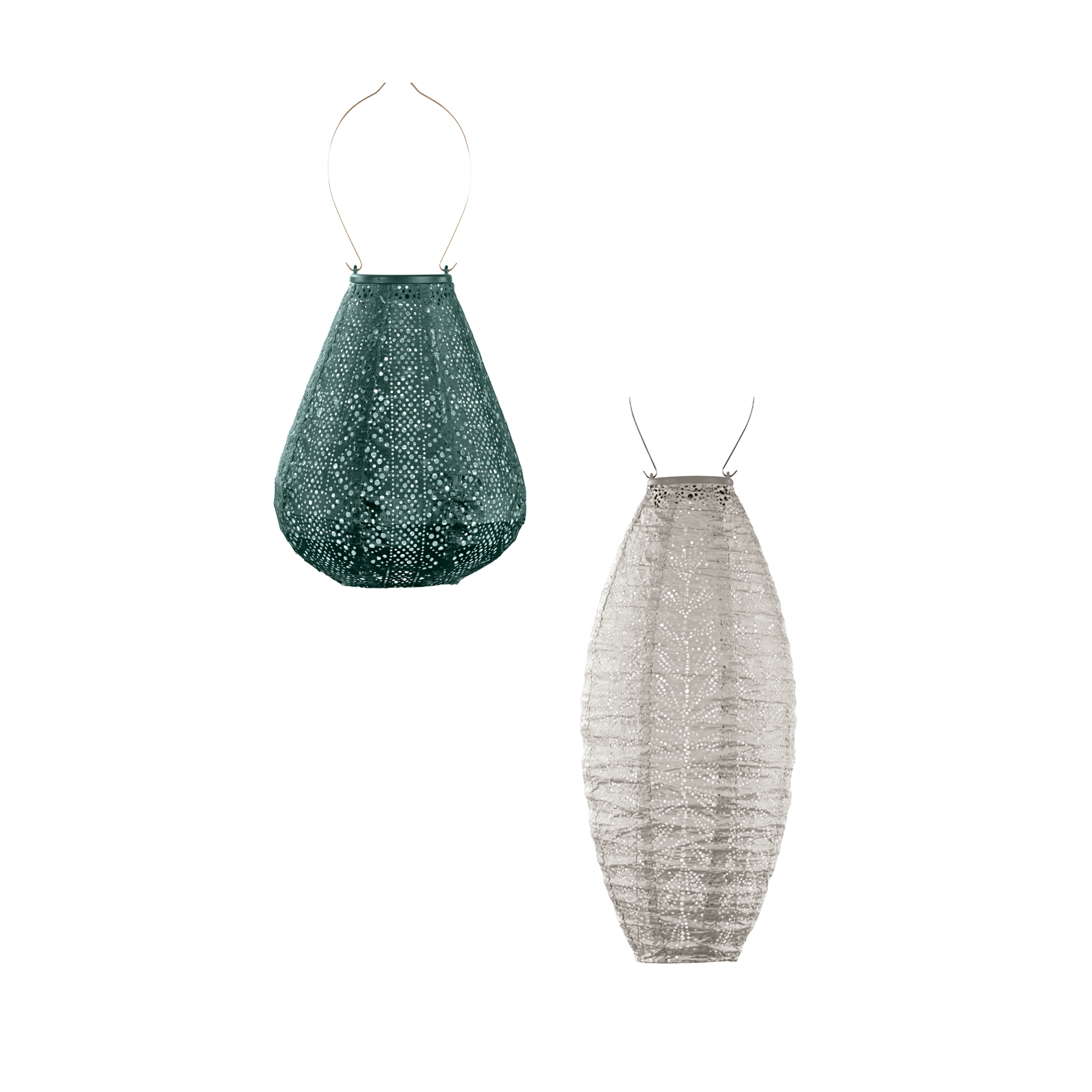 Lumiz solar lampion - laurier set - 2 stuks