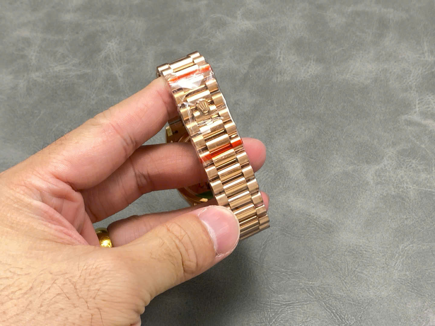 Rolex Day-Date 128235 RG Plated Puzzle Motif Dial 36mm Super Clone