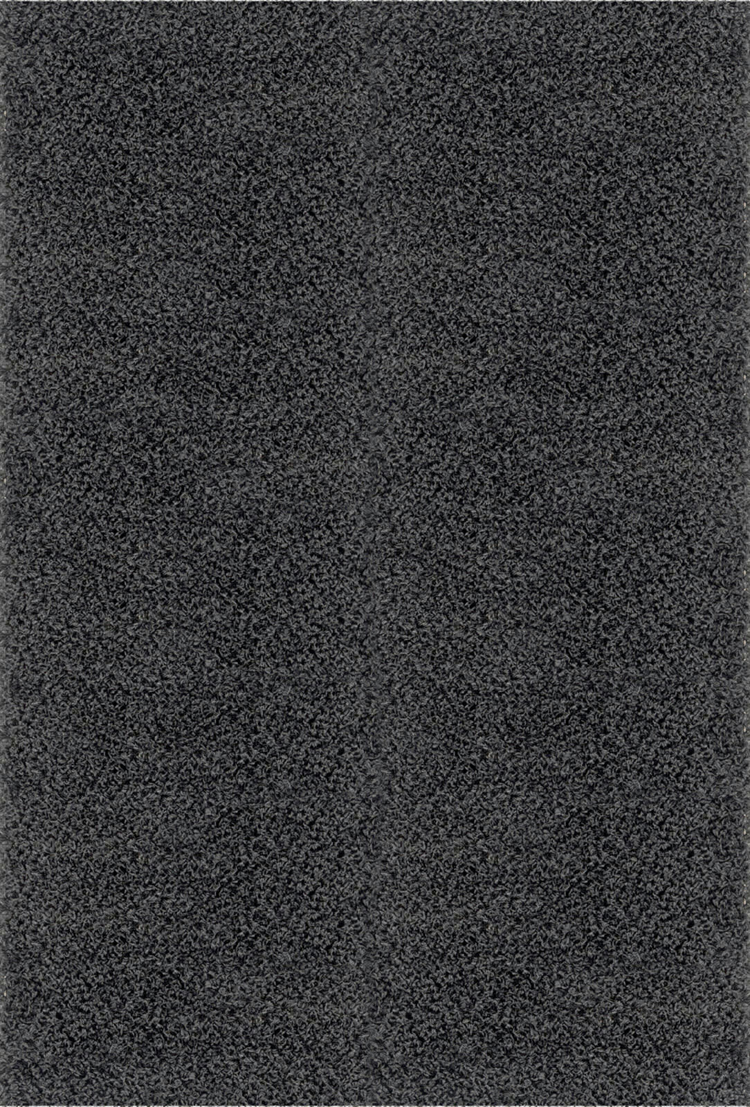 LILLY - Tapis Shaggy Uni Chic Gris Foncé 160x220