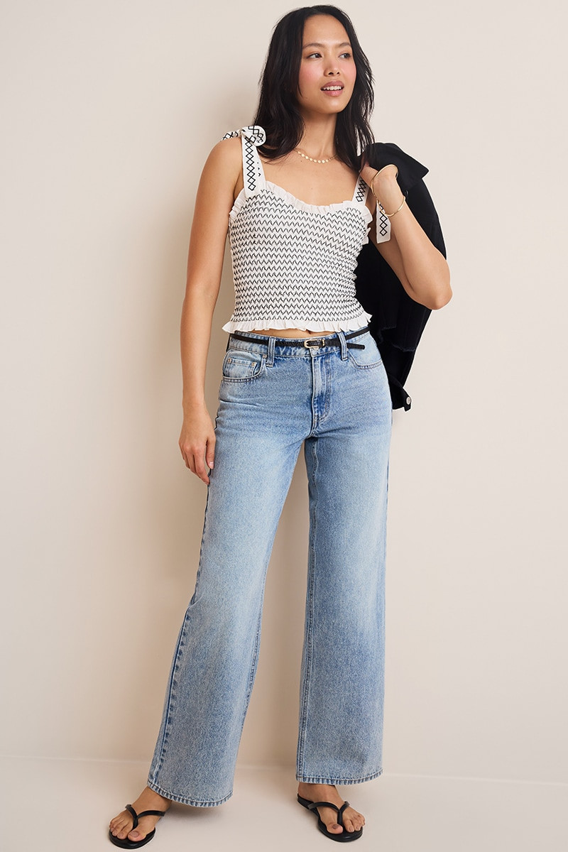 Julia Straight Leg Baggy Jeans