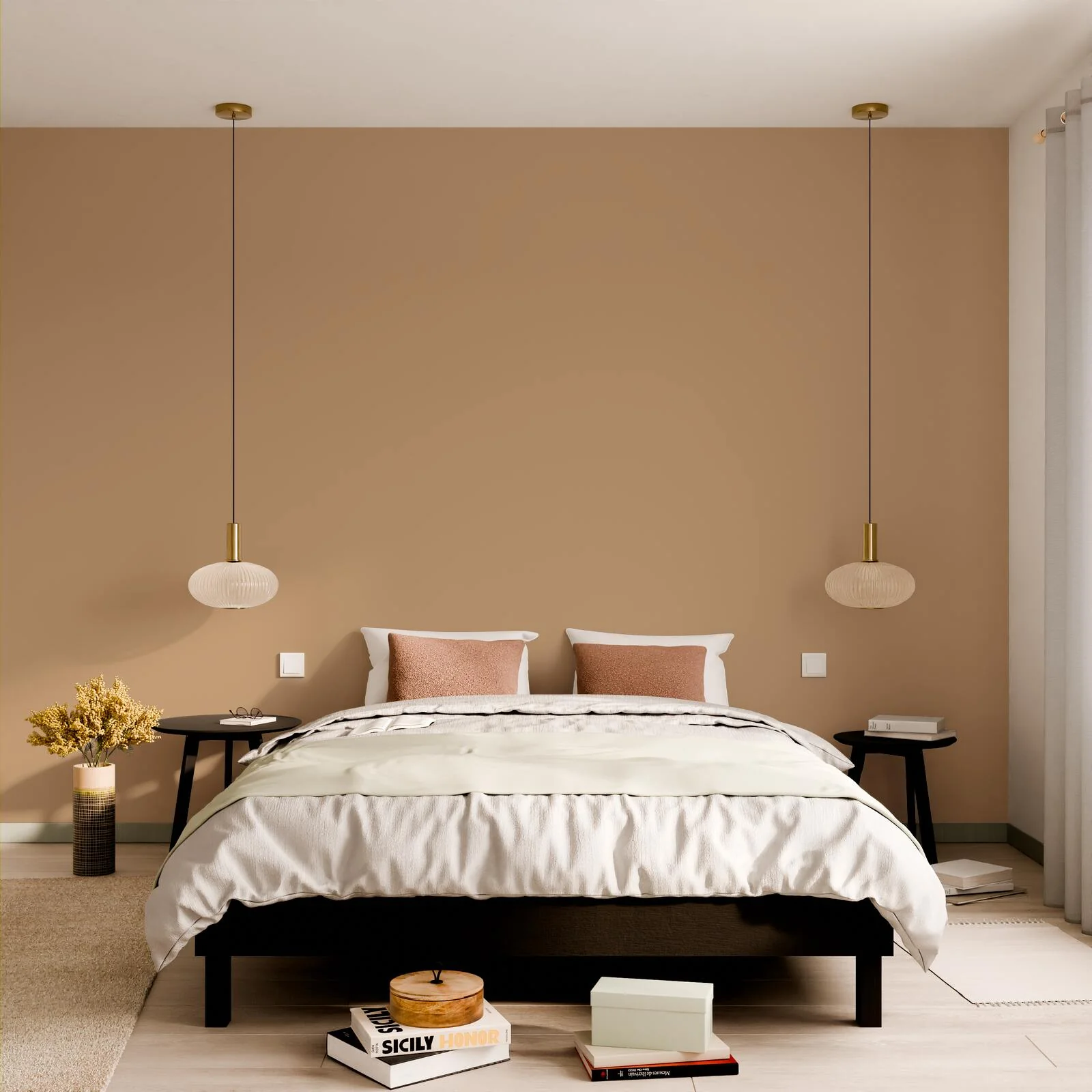 4MURS Papier peint intissé OPAL coloris butternut