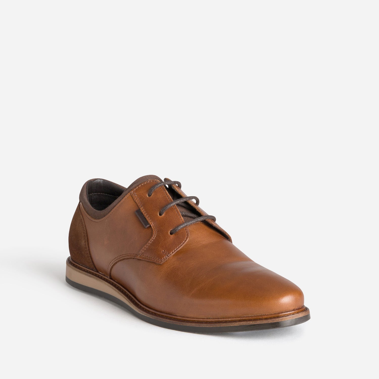 Derby cognac cuir