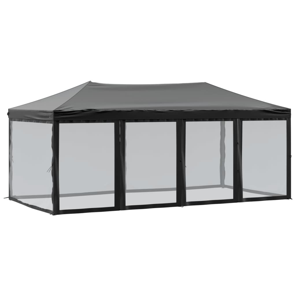 Namiot imprezowy Czarny 3 x 6 m Tkanina vidaXL