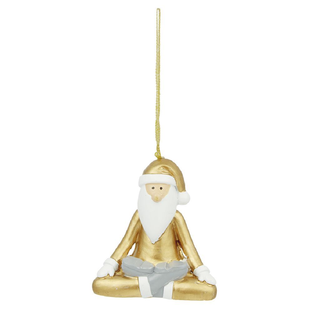 Décoration Père No&euml;l Yoga à suspendre