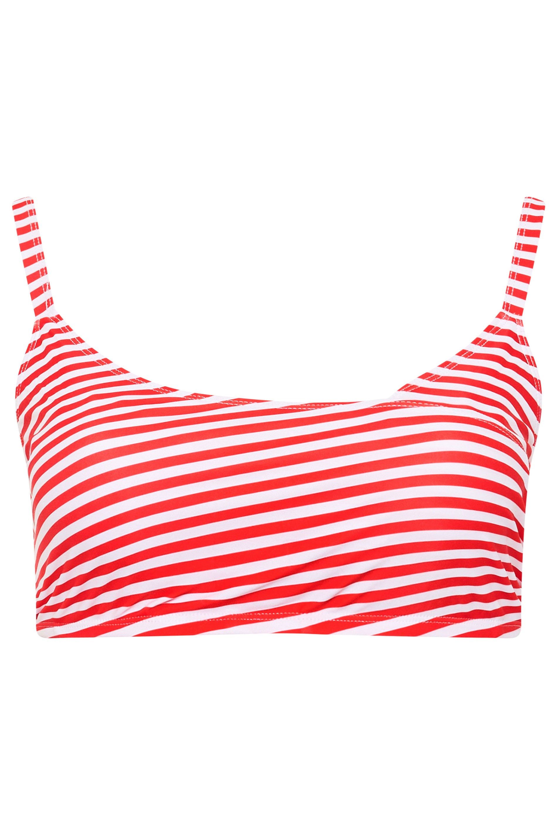 Yours Stripe Bikini Top