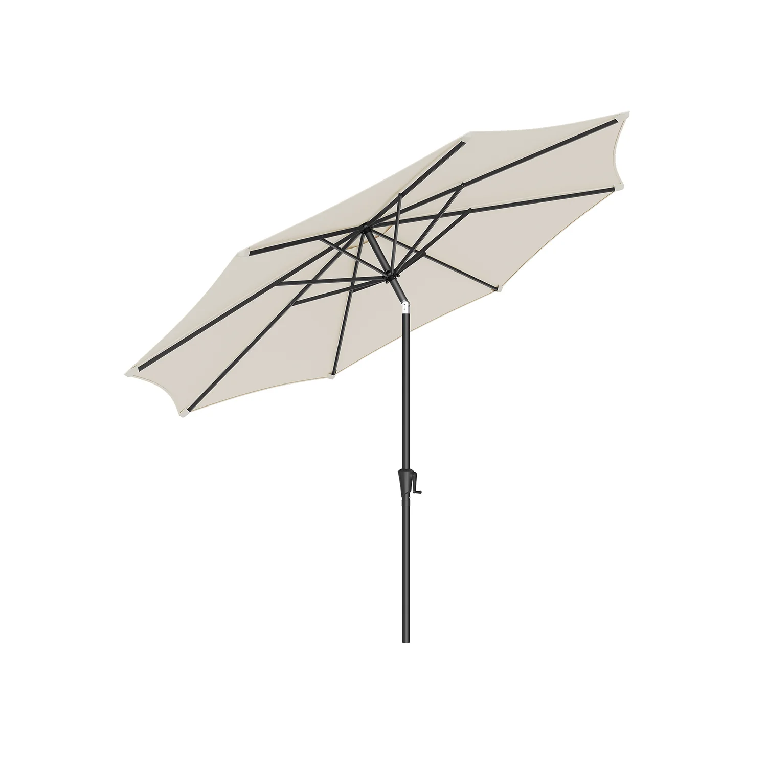 Parasol de jardin avec manivelle