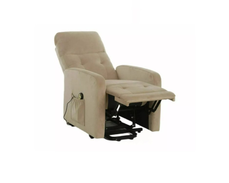 Fotel rozkładany OTUS II VELVET beżowy