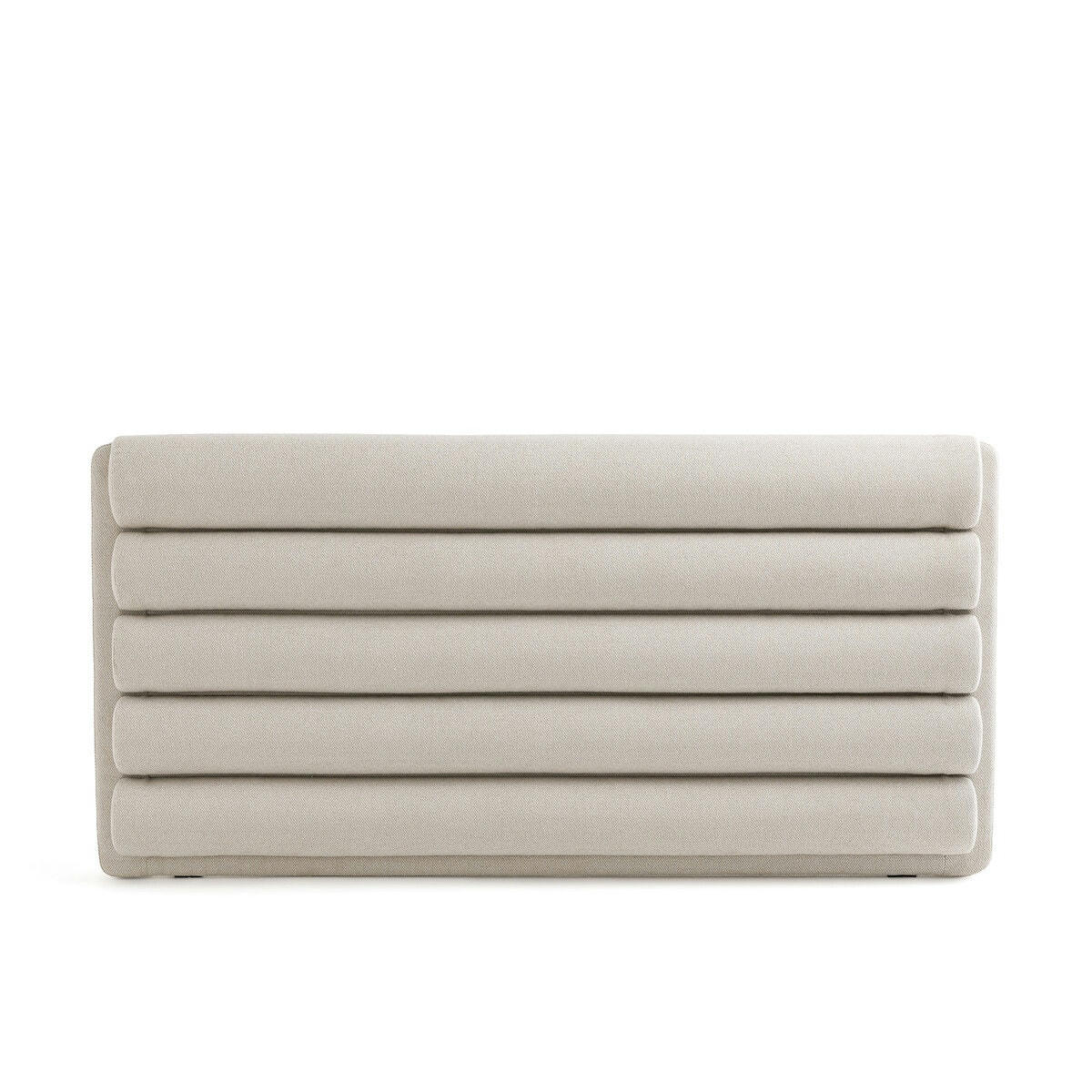 Tête de lit bombée en tissu texturé, Kachka