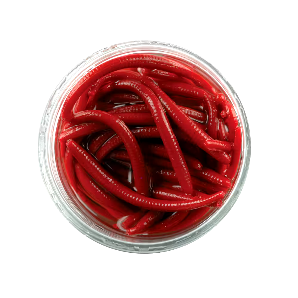 Berkley Gulp Alive Earthworms, Red
