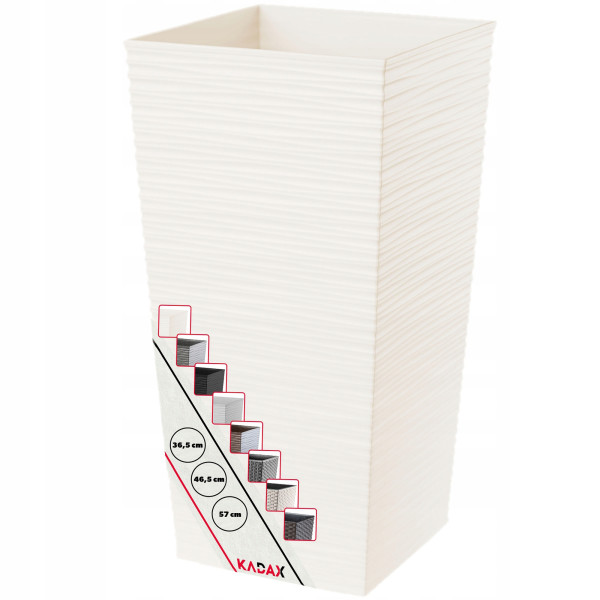 Nowoczesna Doniczka z Wkładem 37cm Osłonka Donica