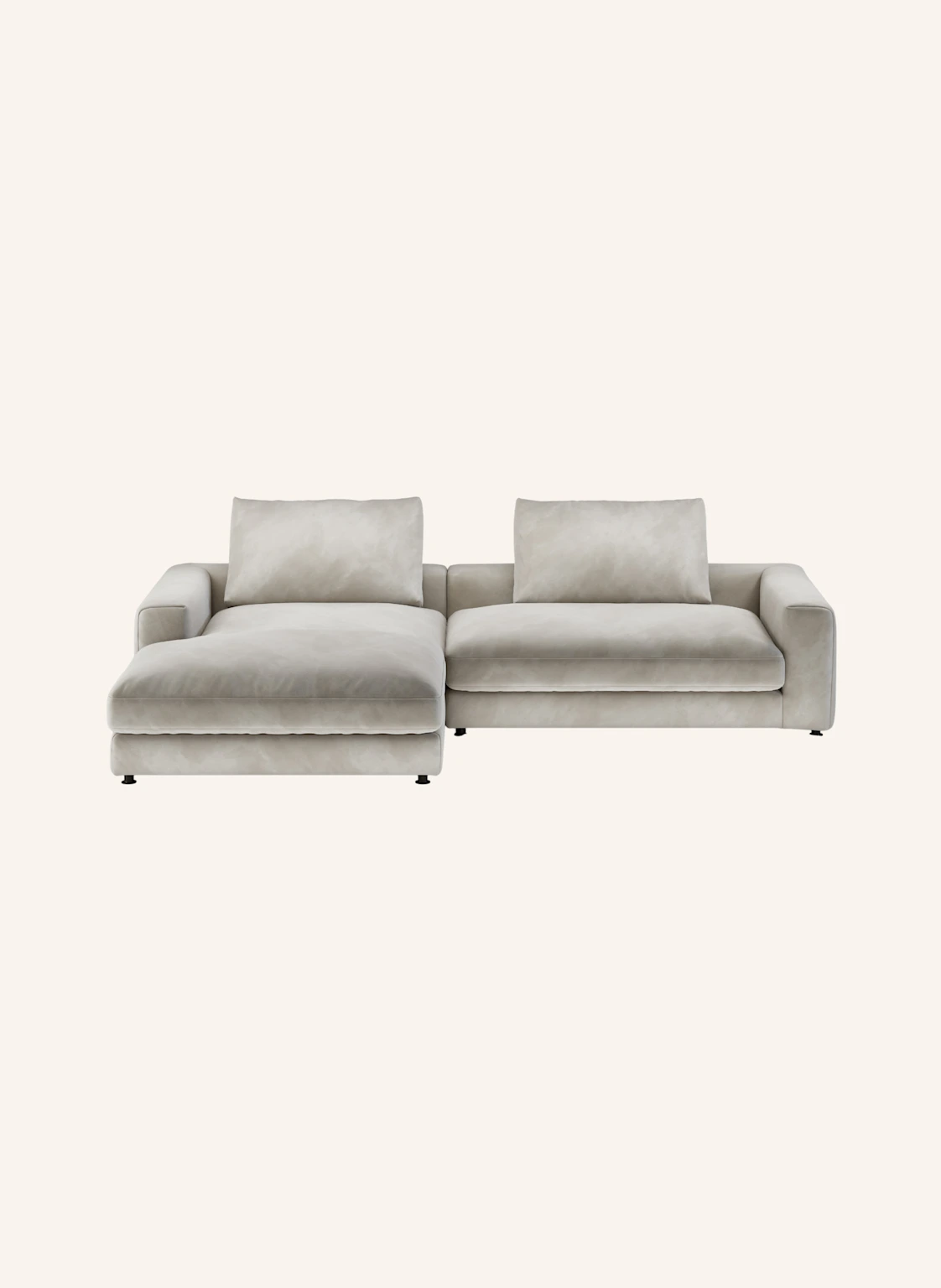 nydo Ecksofa XL MOSLER, links, Velours
