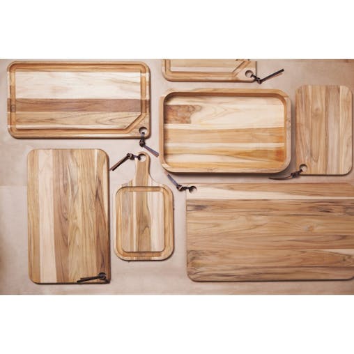 Teak Wood Chopping Board, 49x28cm