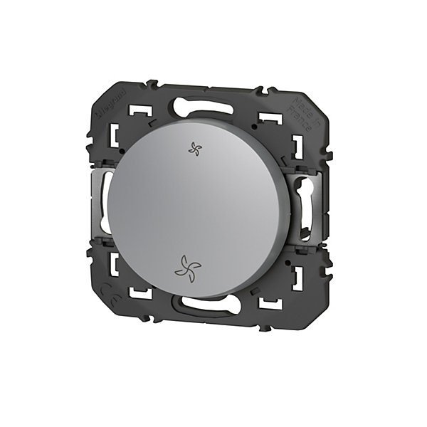 Commande de VMC Legrand Dooxie aluminium