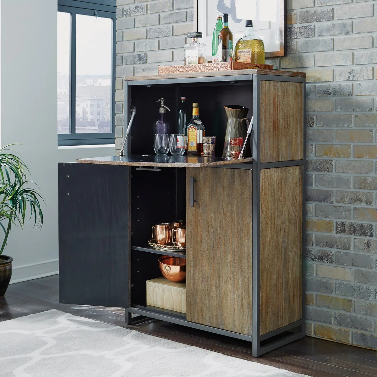 Barnside Bar Cabinet by homestyles