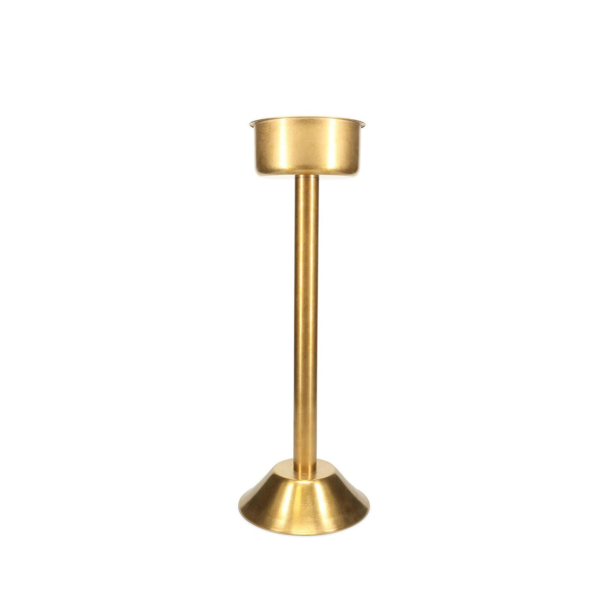 Bonbistro - Champagnekoeler staander 19,5xH62,5cm antique goud Bar