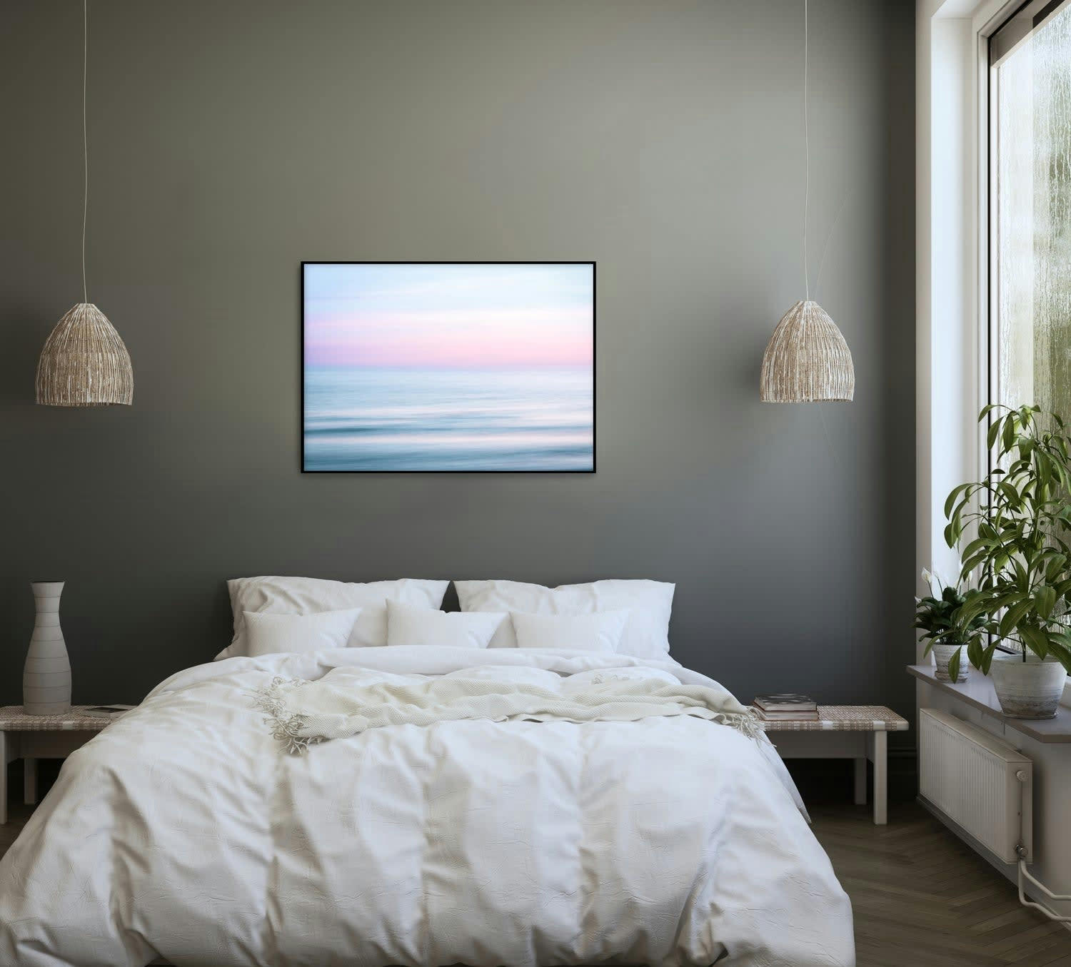 CIELO - Affiche avec cadre noir - De la mer - 30x40