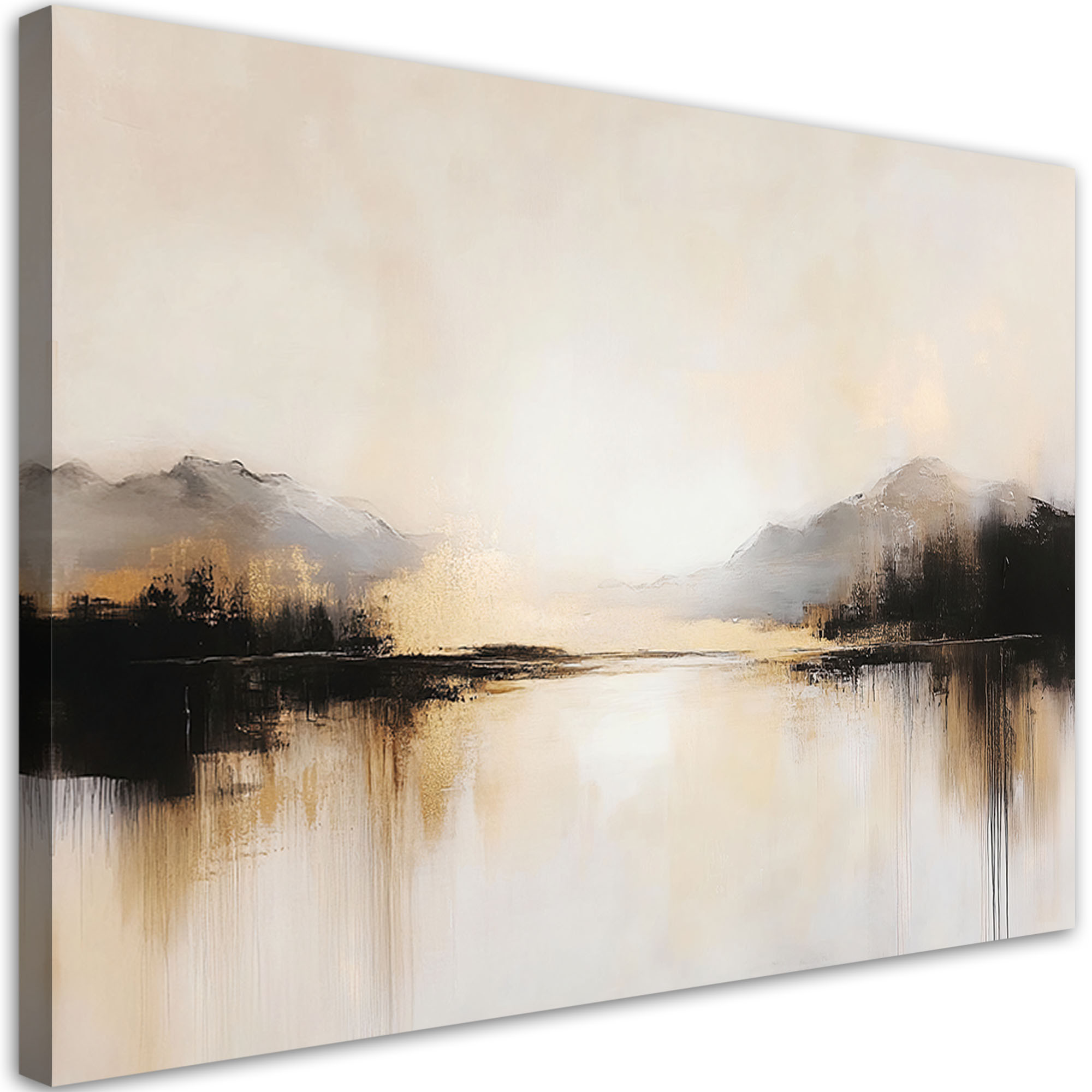 Feeby Obraz na płótnie, Abstrakcja w beżu 60x40