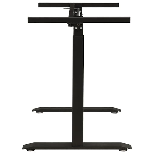 NNEVL Manual Height Adjustable Standing Desk Frame Hand Crank Black