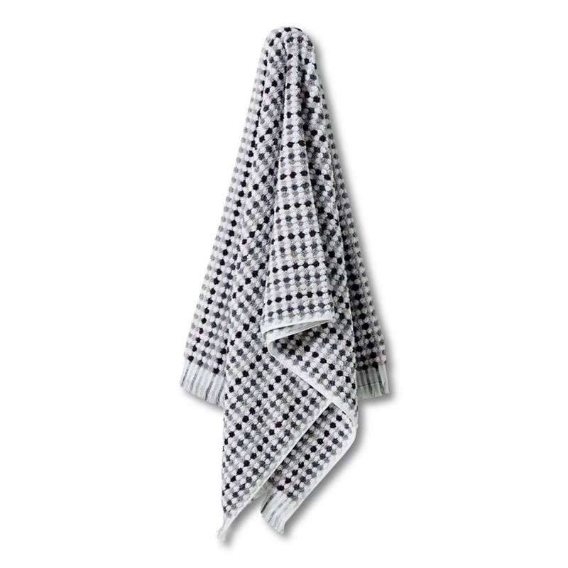 European Kadikoy Grey Multi Turkish Cotton Towel Range